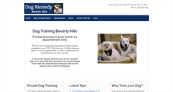 Desktop Screenshot of dogtrainingbeverlyhills.com