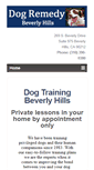 Mobile Screenshot of dogtrainingbeverlyhills.com